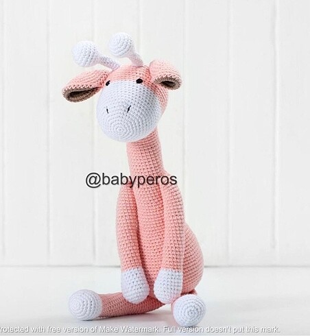 Amigurumi Zürafa Oyuncak