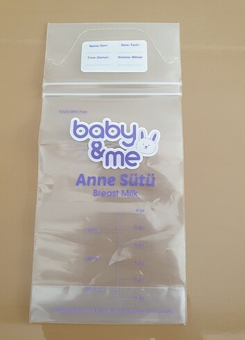 Baby Me Süt Saklama Poşeti 50 Adet - Görsel 2