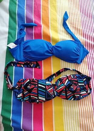 38 beden Koton ve 36 beden Lcw Bikini Üstü