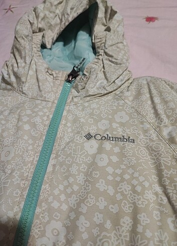 7 Yaş Beden beyaz Renk Kız Columbia mont