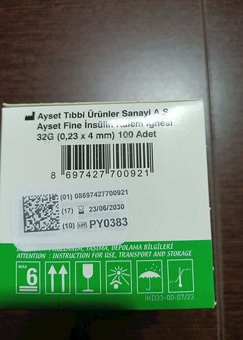 4 mm İnsülin Kalem İğnesi 100'lü Paket - Görsel 3