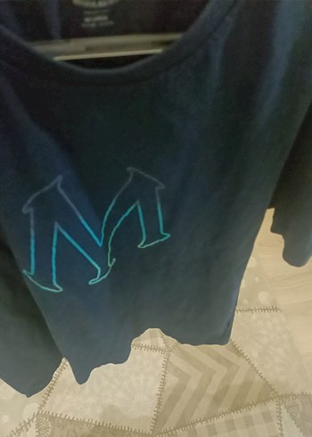 Mavi Baskılı Kısa Kollu erkek-kadın XXL - Görsel 2