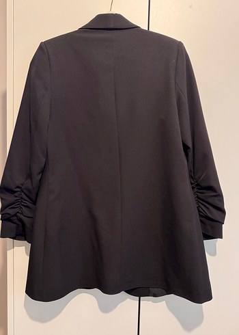 Diğer Düğmeli Siyah Kadın Blazer Ceket