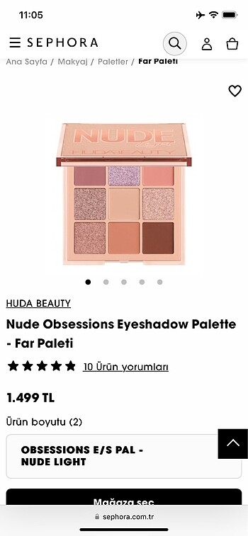 Huda Beauty Far Paleti