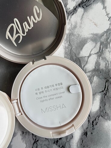  Beden Missha cushion fondoten