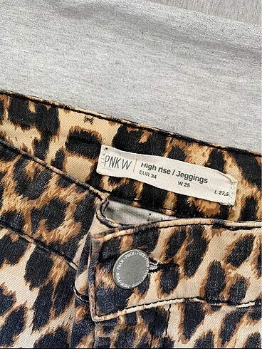 xs Beden Leopar pantolon