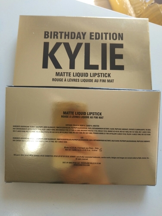 Kylie Cosmetics Kylie birthday edition mat ruj seti