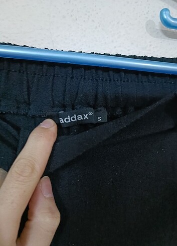 s Beden siyah Renk Beli lastikli yazlık pantolon
