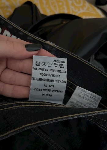 Vintage düşük bel panu - Görsel 5