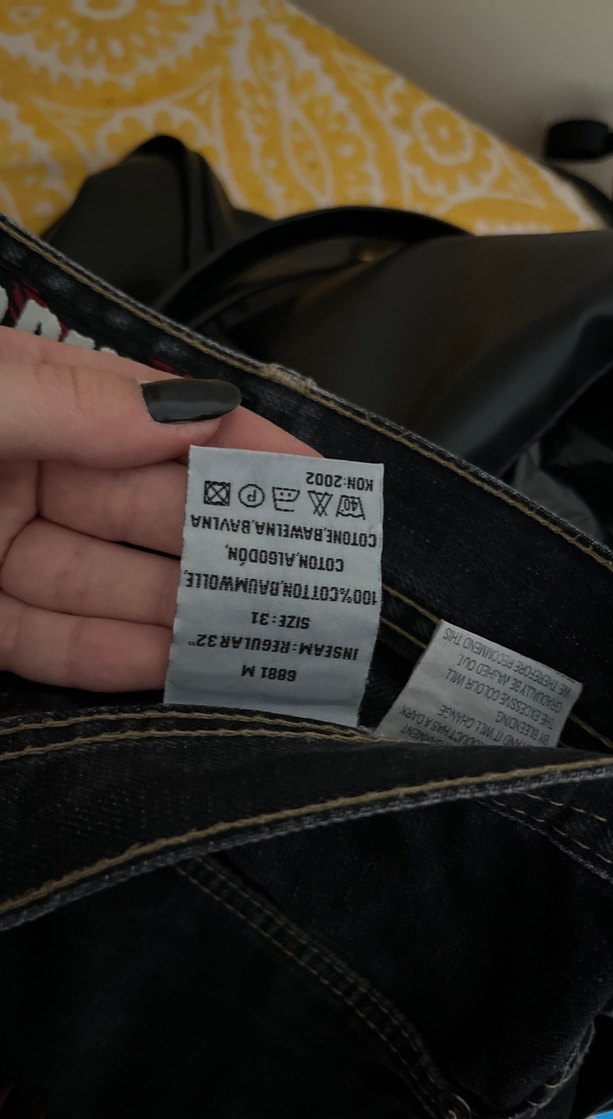 Vintage düşük bel panu - Görsel 5