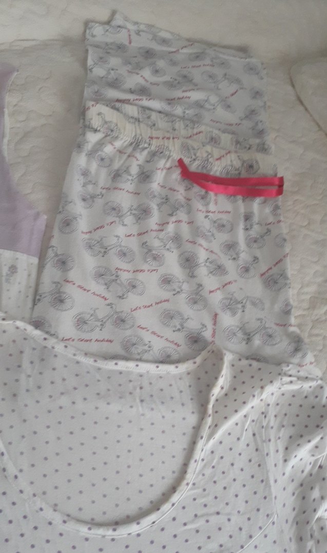 2 gecelik 1..lastiği esnek  pijama - Görsel 4