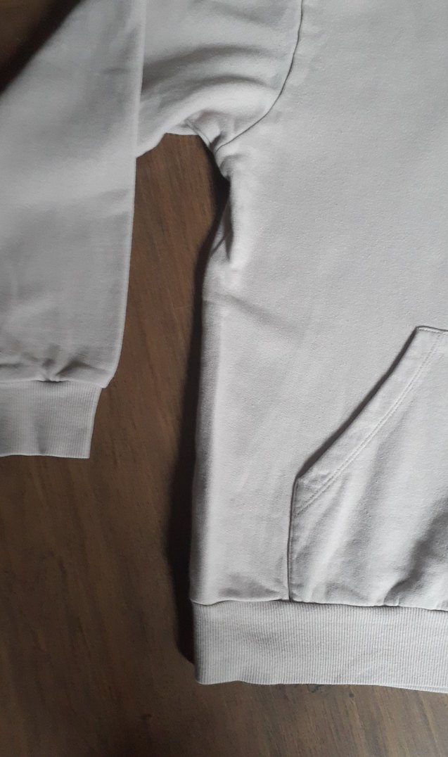 BEJ  Kapüşonlu Geniş Kesim Sweatshirt - Görsel 4