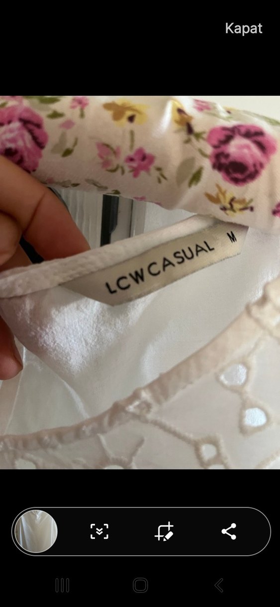 İşlemeli Beyaz Bohem Tül Perde - Görsel 4