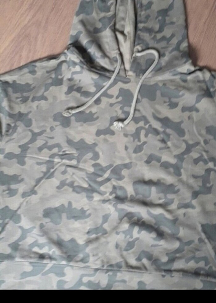 Kamuflaj swet kapsonlu - Görsel 4