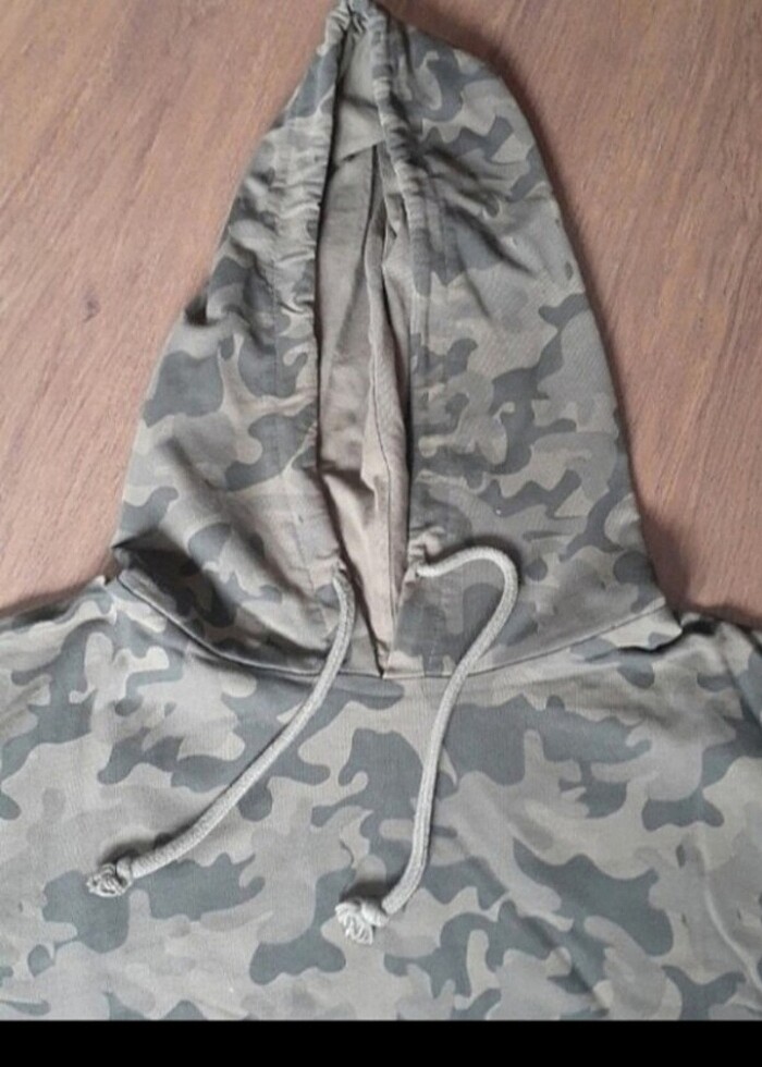 Kamuflaj swet kapsonlu - Görsel 5