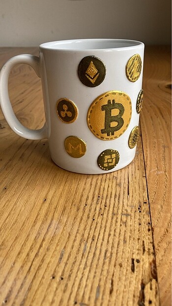 Bitcoin tasarım fincan
