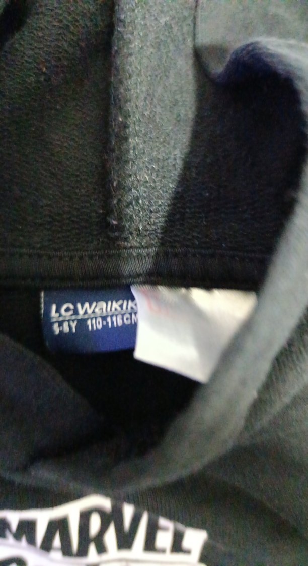 Marvel Baskılı Siyah Kapüşonlu Erkek Sweatshirt - Görsel 3