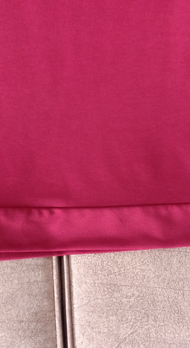 Bordo Uzun Kollu Salaş Sweatshirt boyu 84 iki kol arası 60 cm - Görsel 5