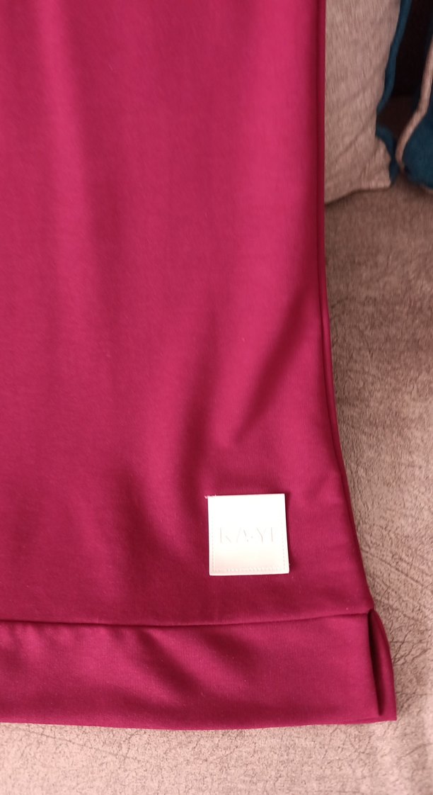 Bordo Uzun Kollu Salaş Sweatshirt boyu 84 iki kol arası 60 cm - Görsel 3