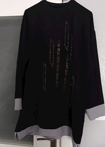 Siyah Uzun KolluTunik boyu 85 iki kol arası 62 cm - Görsel 2