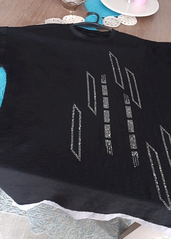 Siyah Uzun KolluTunik boyu 85 iki kol arası 62 cm - Görsel 7