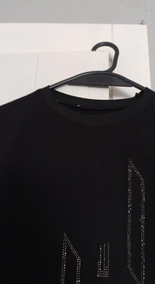 Siyah Uzun KolluTunik boyu 85 iki kol arası 62 cm - Görsel 5