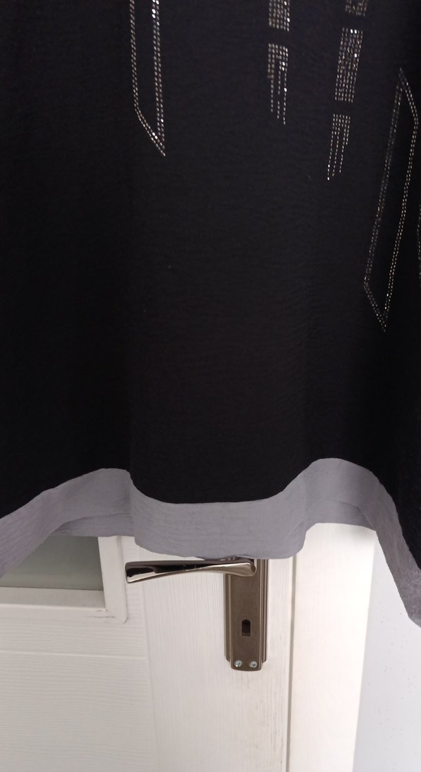 Siyah Uzun KolluTunik boyu 85 iki kol arası 62 cm - Görsel 3