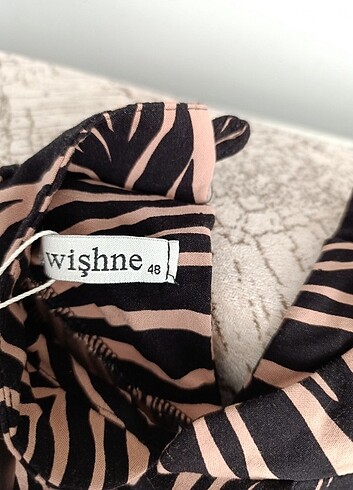 Wilson 48 beden zebra elbise