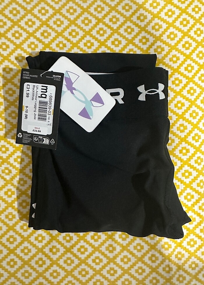 Under Armour file detaylı tayt - Görsel 2