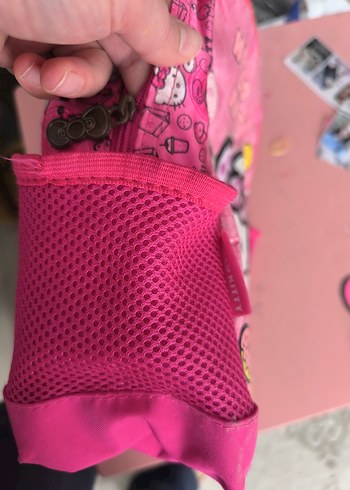  Beden Hello Kitty Pembe Çocuk Okul Çantası