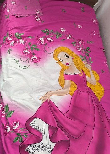 Baskılı Pembe Nevresim Takımı