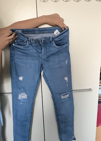 LC Waikiki Kadın Mavi Slim Fit Kot Pantolon