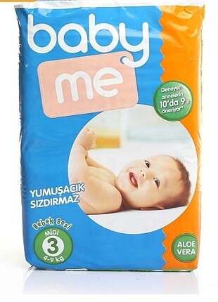 Baby Me Midi 3 Numara Sıfır Paketi Açılmamış