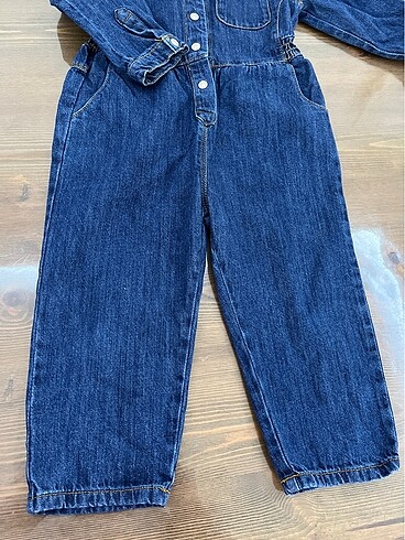 4 Yaş Beden mavi Renk Zara jean tulum
