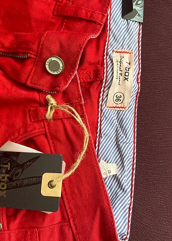 T BOX KIRMIZI PANTOLON - Görsel 3