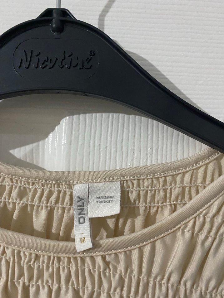 Bej Örgü Detaylı Uzun Kollu Kadın Bluz - Görsel 2