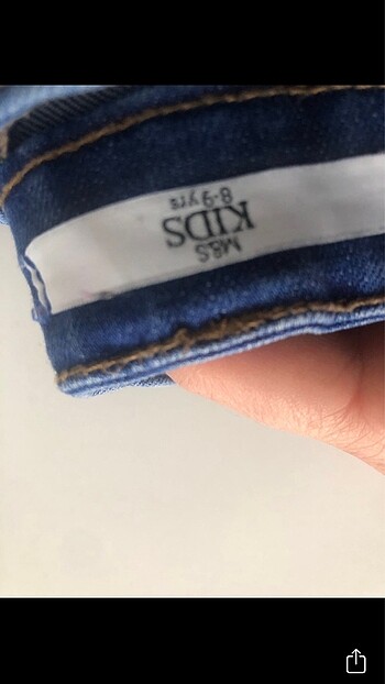 8 Yaş Beden Mark spencer kot