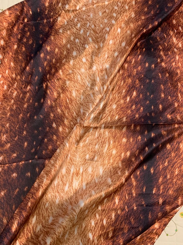 Kadın Saten Şal - Görsel 3