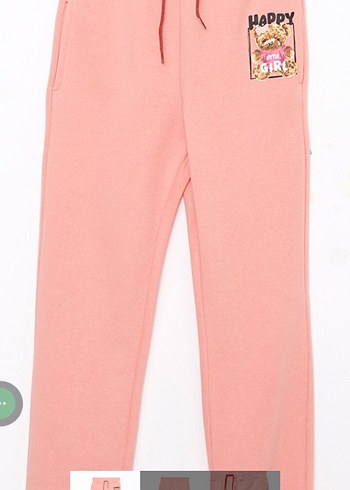 LC Waikiki Kızlar için pembe rahat kesim sweatpant