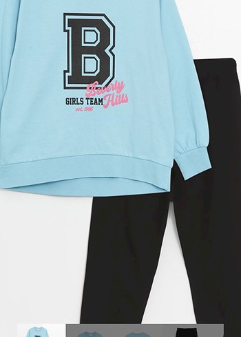 LC Waikiki Mavi Baskılı çocuk pijama Takımı - Görsel 2