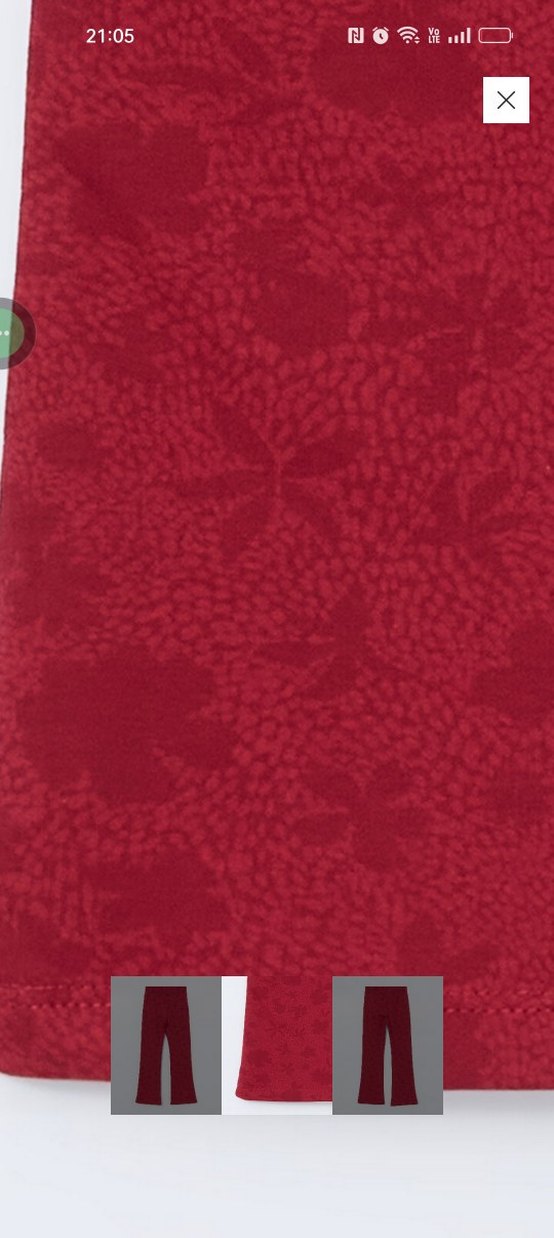 LC Waikiki Bordo Kız çocuk Tayt - Görsel 2