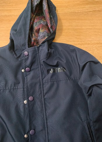 Funfair Erkek Çocuk Lacivert Kapüşonlu Düğmeli yağmurluk - Görsel 4