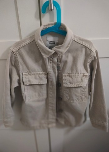 Paulmark Bej Düğmeli erkek Çocuk Kot Ceket - Görsel 2