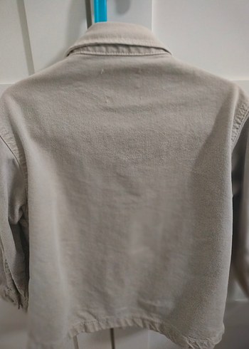 Paulmark Bej Düğmeli erkek Çocuk Kot Ceket - Görsel 9