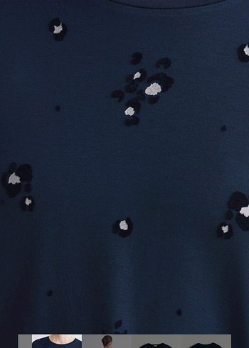 LC Waikiki kadın penye Lacivert Kadın Bluz - Görsel 3