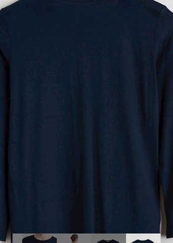 LC Waikiki kadın penye Lacivert Kadın Bluz - Görsel 6