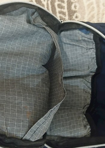 Çift Fermuarlı Lacivert Bebek Çantası - Görsel 3