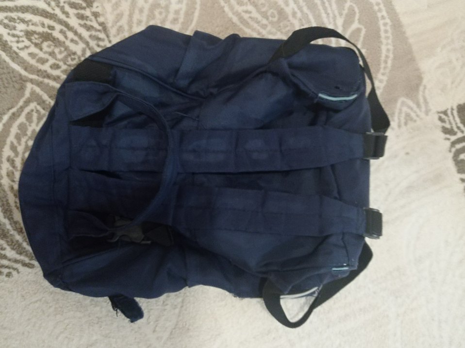 Çift Fermuarlı Lacivert Bebek Çantası - Görsel 4