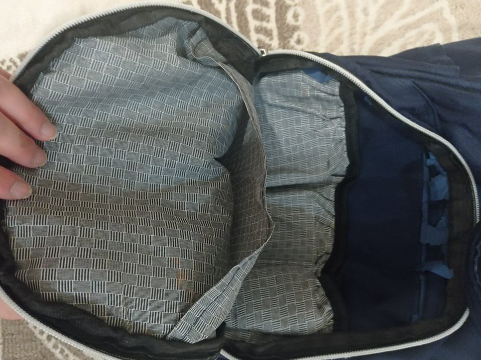 Çift Fermuarlı Lacivert Bebek Çantası - Görsel 3