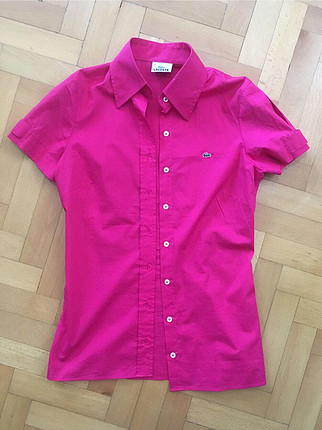Lacoste Fuşya gömlek 